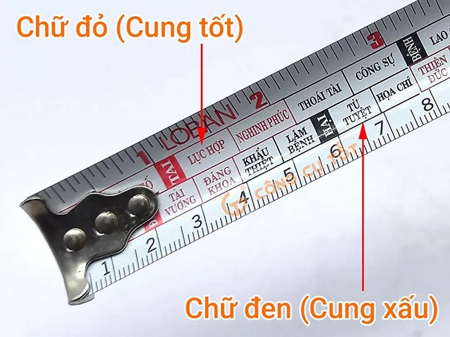 Cách xem thước lỗ ban xây mộ chuẩn phong thủy 5